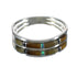 Southwest Genuine Sterling Silver And Multicolor Jewelry Ring Size 7-3/4 VX61773